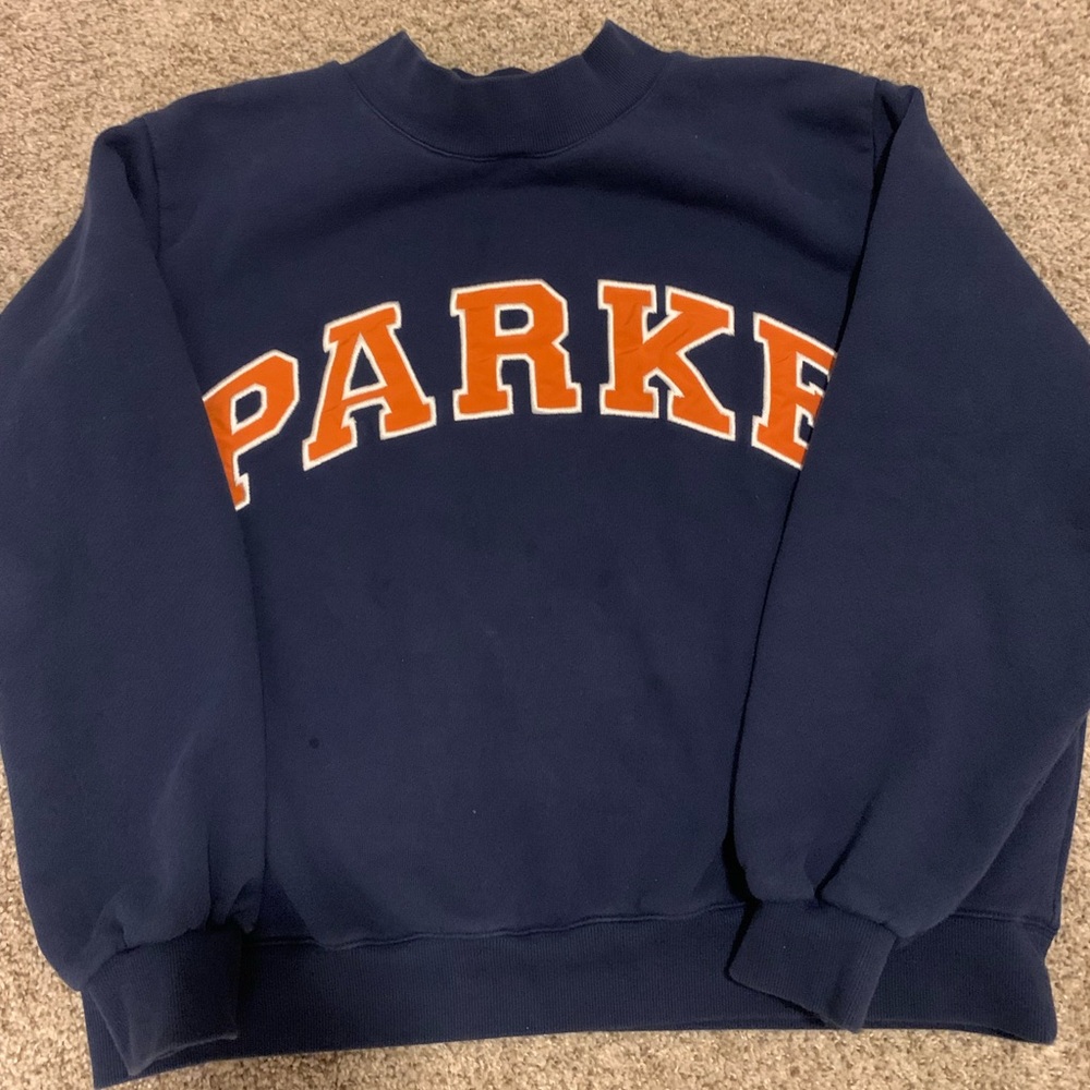 Parke Navy Mockneck